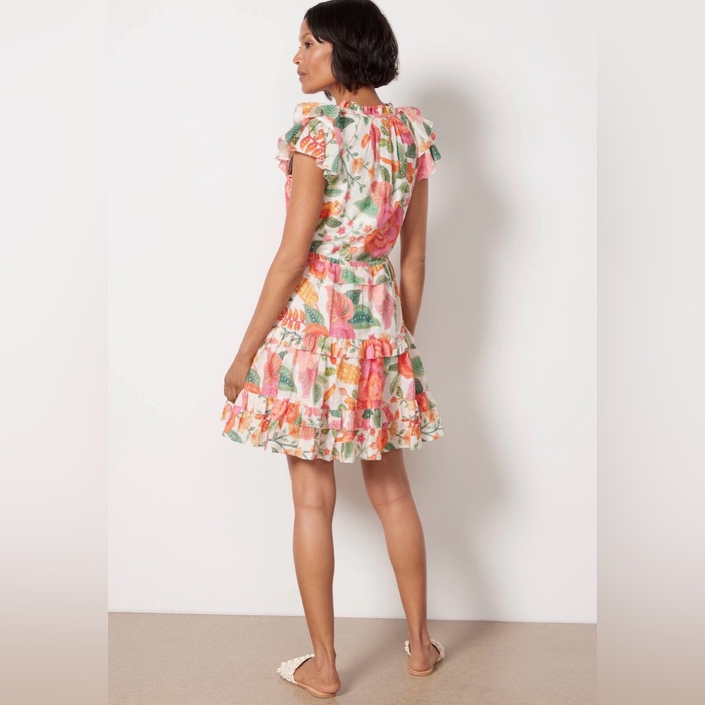 Farm Rio Macaw Bloom Mini Dress size XS - Picture 3 of 8